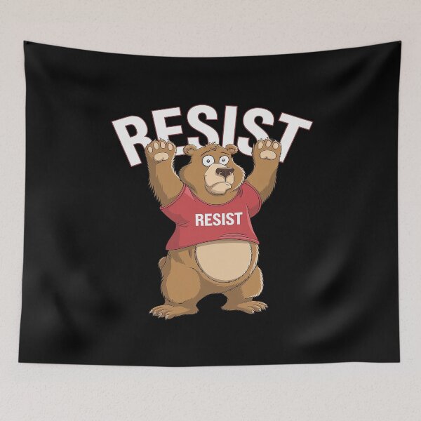 Item preview, Smokey The Resist Bear Saying  designed and sold by MythWoot.
