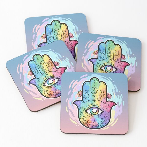 Item preview, Colorful Hamsa designed and sold by mezzilicious.