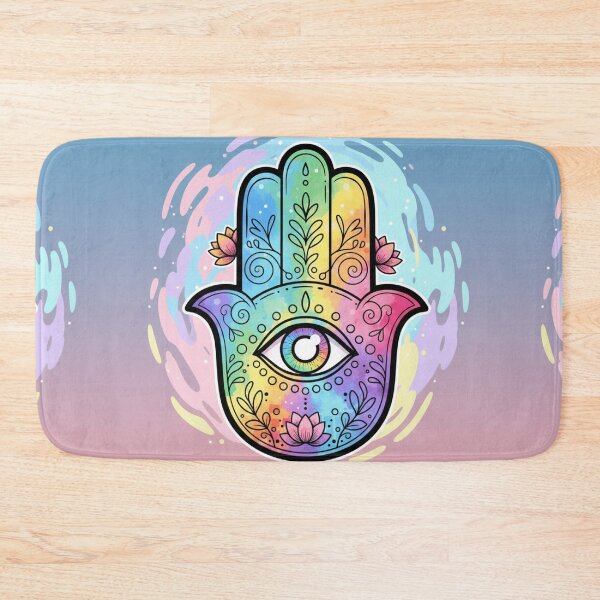 Item preview, Colorful Hamsa designed and sold by mezzilicious.