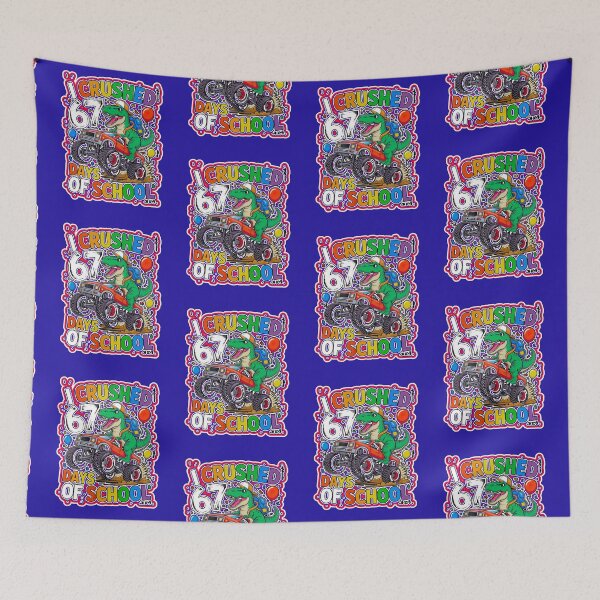 Item preview, I Crushed 67 Days Of School designed and sold by WoodburyLake.