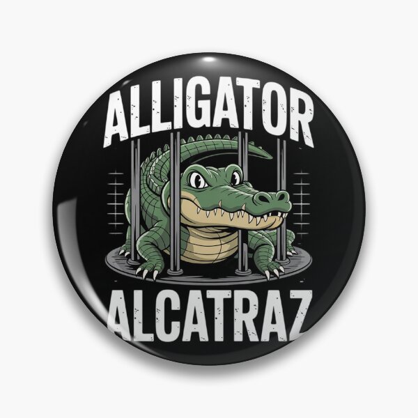 Item preview, Alligator Alcatraz Prison Bars Meme Parody  designed and sold by PowAcademy.