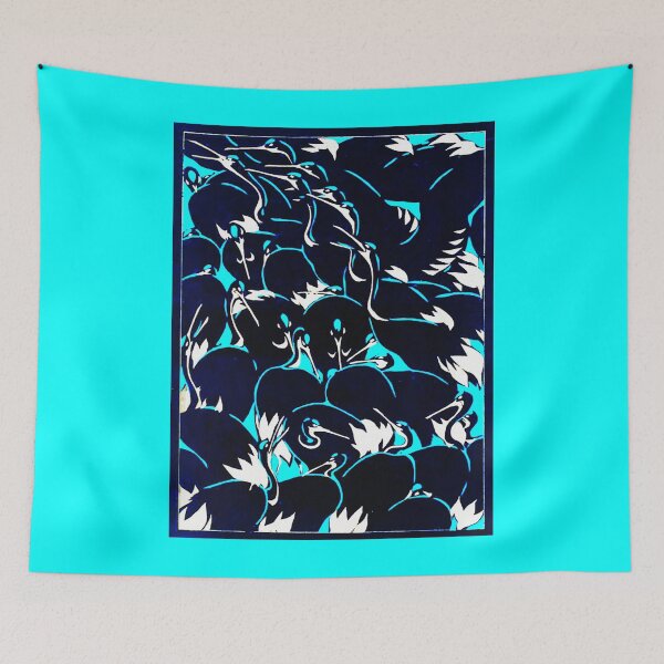 Item preview, ✧ CRANES IN MOTION ✨— INVERTED VARIATION ✧ designed and sold by WheelieGdArt.