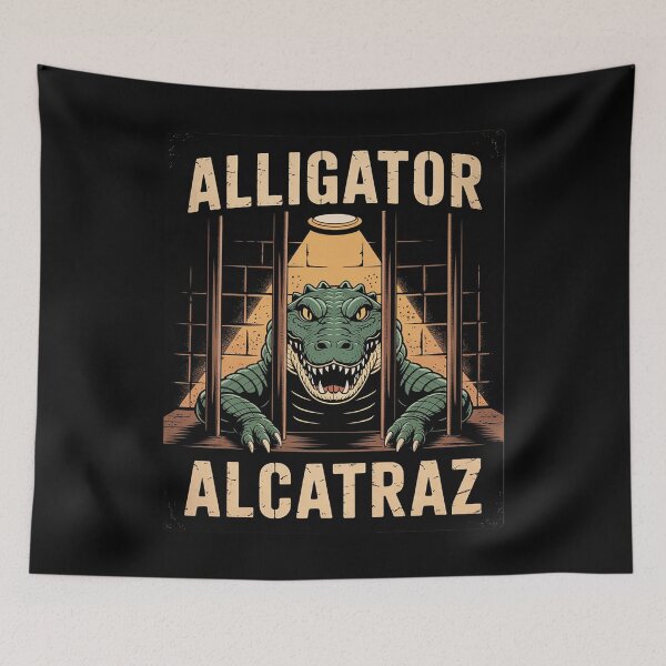 Item preview, Alligator Alcatraz Locked Up Swamp Parody  designed and sold by PowAcademy.