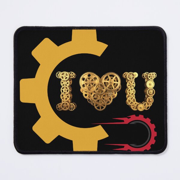 Item preview, Valentine Day Mechanical Love – Gear Heart Steampunk Design designed and sold by Sitred123.
