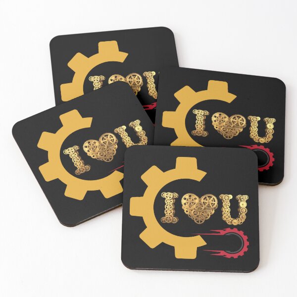 Item preview, Valentine Day Mechanical Love – Gear Heart Steampunk Design designed and sold by Sitred123.
