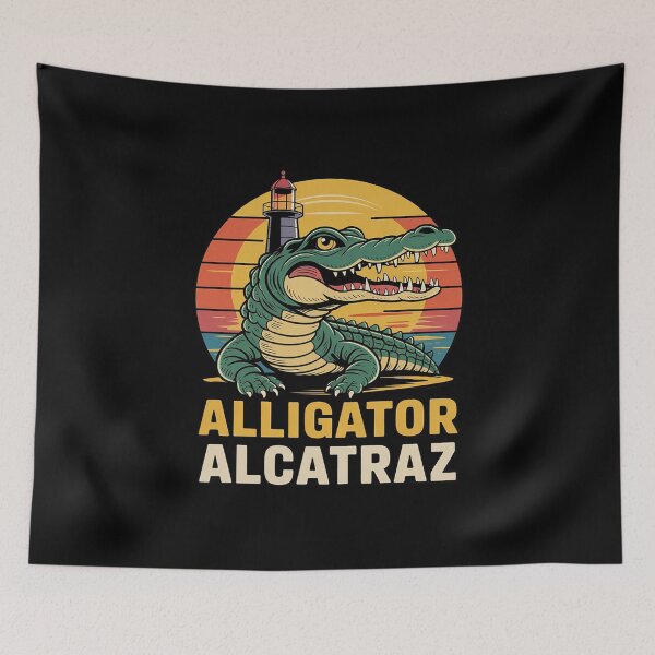 Item preview, Alligator Alcatraz Alcatraz Island Alligator Men Women  62  designed and sold by PowAcademy.