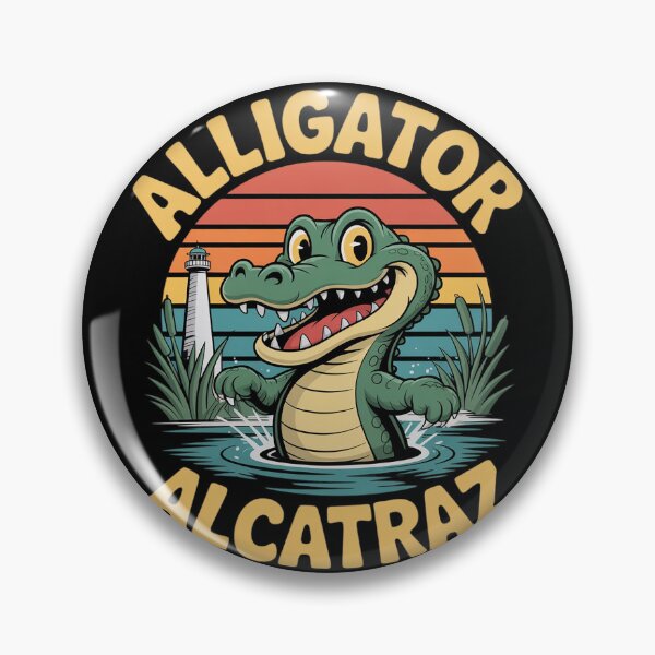 Item preview, Alligator Alcatraz Alcatraz Island Alligator Men Women 5 designed and sold by PowAcademy.