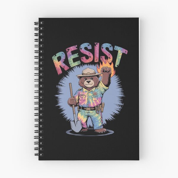 Item preview, Tie Dye Distressed Smokey Resist Bear Nation Park designed and sold by MythWoot.