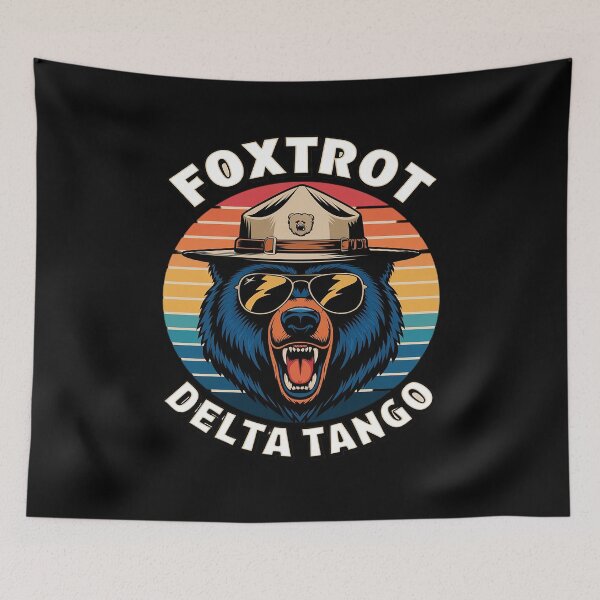 Item preview,  National Park Ranger Bear Foxtrots Deltas Tangos designed and sold by MythWoot.