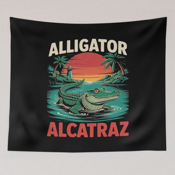 Item preview, Alligator Alcatraz  Alcatraz Island Alligator Men Women 7  designed and sold by PowAcademy.