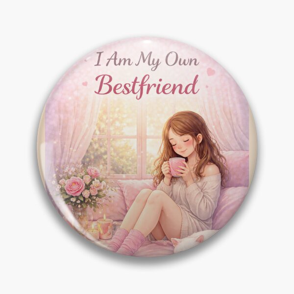 Item preview, I Am My Own Bestfriend – Cozy Self Love Art designed and sold by PunchDrop.