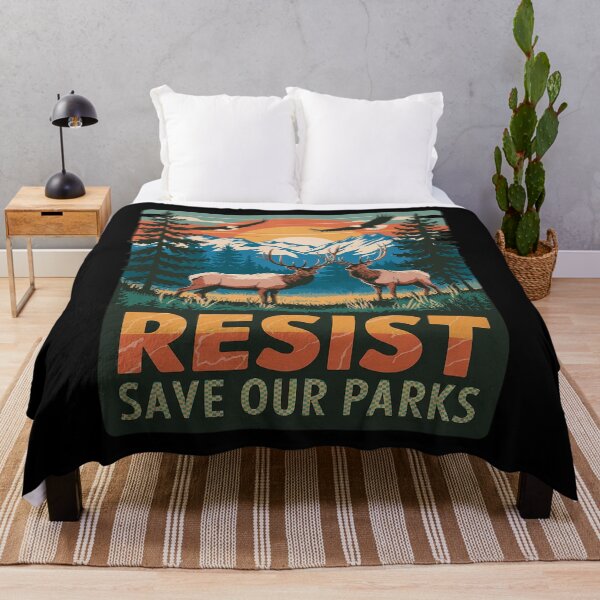 Item preview, Resist Save Our Parks US National Outdoor Lovers designed and sold by CombatTask.