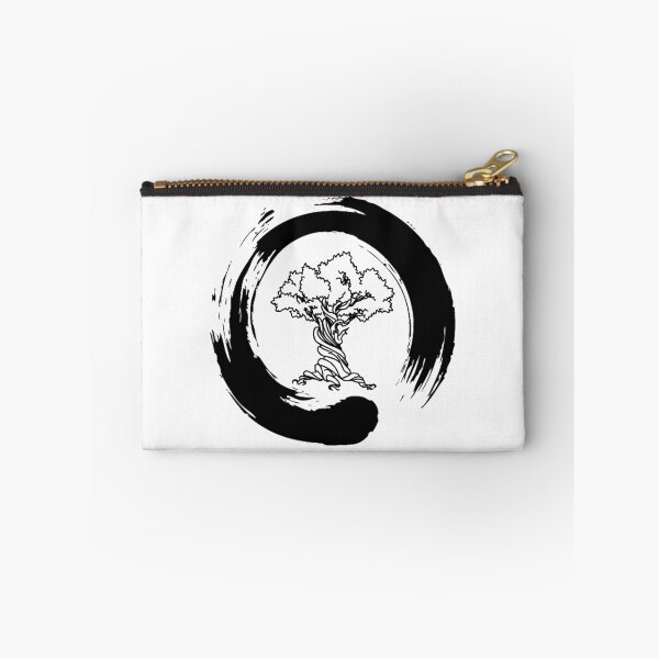 Item preview, Bonsai Tree Enso Circle - Buddhist Zen Calligraphy T-Shirt designed and sold by trendo.