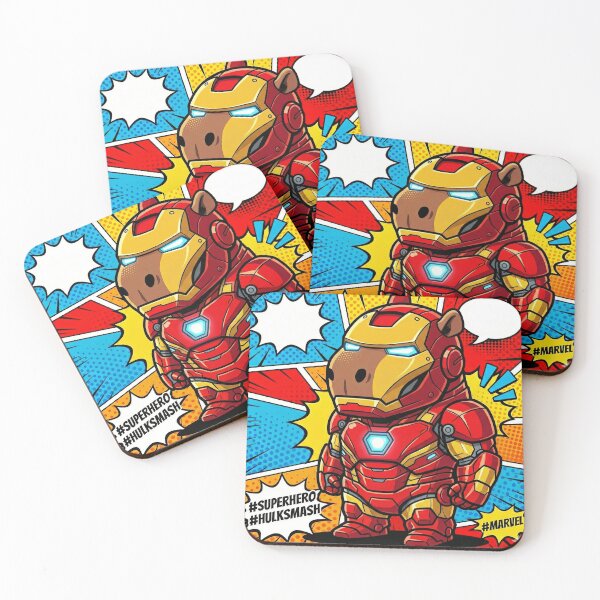 Item preview, Iron Capybara: Armored Superhero Parody Comic Art designed and sold by Jonathas0989.
