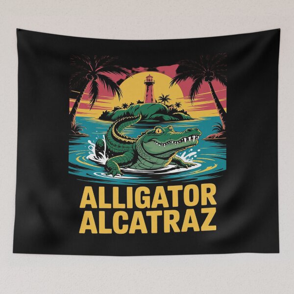 Item preview, Alligator Alcatraz Alcatraz Island Alligator Men Women 9  designed and sold by PowAcademy.