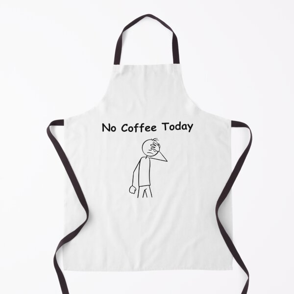Item preview, No Coffee Today – Funny Coffee Lover Quote, Relatable Caffeine Humor, Minimal Typography Design designed and sold by adjamine.