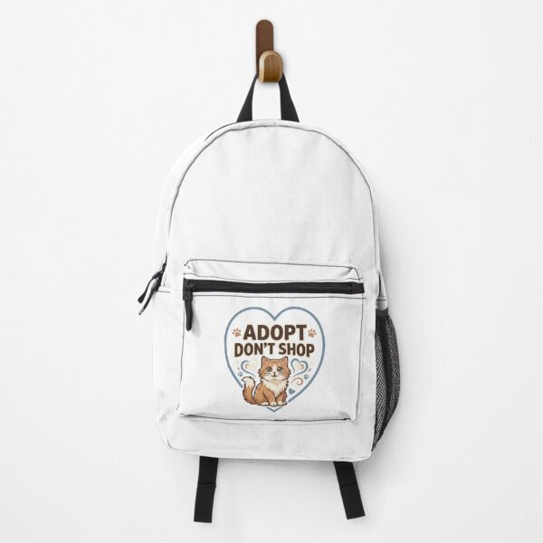 Item preview, Adopt Don't Shop Cat Rescue Advocacy Animal Welfare designed and sold by Quillway.