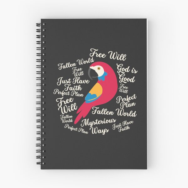 Item preview, Christian Parrot- Squawk! Fallen World! - Atheist Animals  designed and sold by EvergreenRevolt.