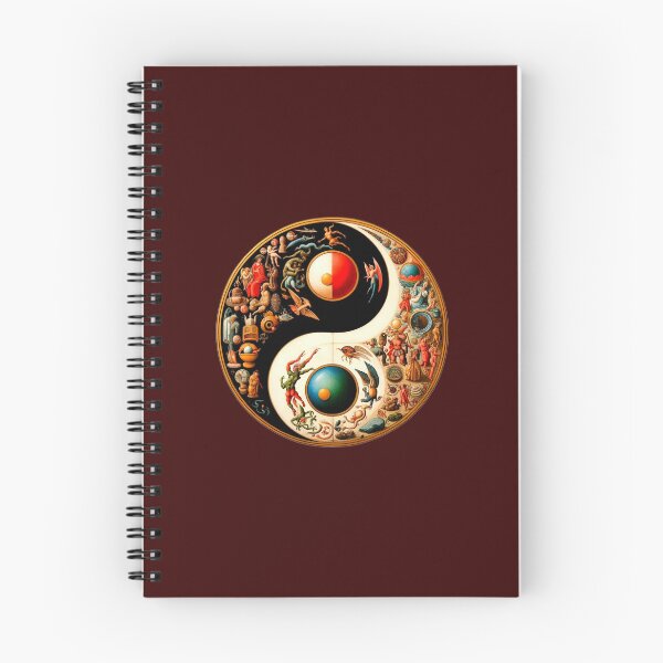 Item preview, Taijitu, Variance of Duality – Surreal Balance of Myth and Mandate designed and sold by daweave77.