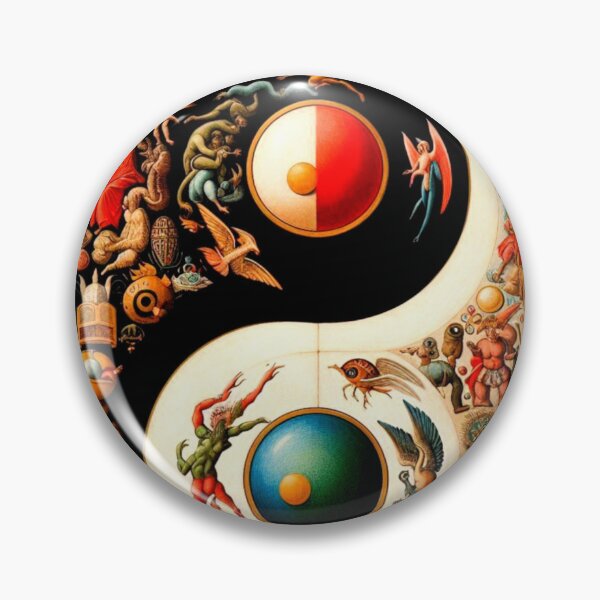 Item preview, Taijitu, Variance of Duality – Surreal Balance of Myth and Mandate designed and sold by daweave77.