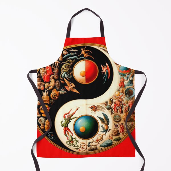 Item preview, Taijitu, Variance of Duality – Surreal Balance of Myth and Mandate designed and sold by daweave77.