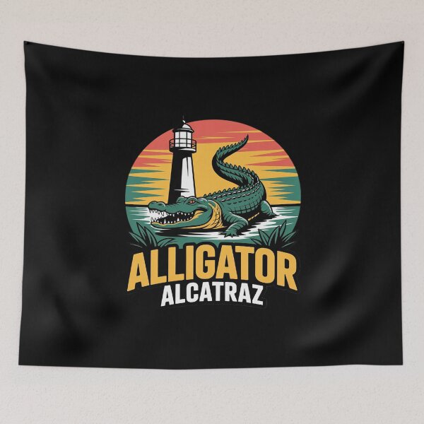 Item preview, Alligator Alcatraz Alcatraz Island Alligator Men Women  designed and sold by PowAcademy.
