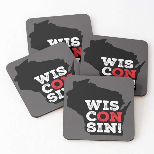 Item preview, On Wisconsin! State Silhouette 2 designed and sold by gstrehlow2011.