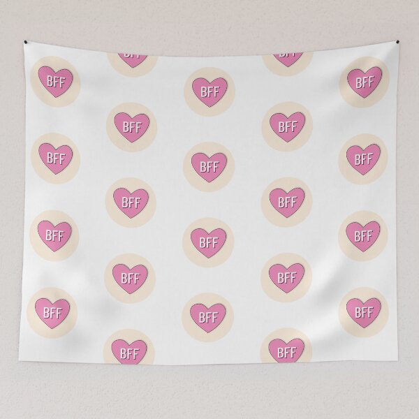 Item preview, Minimal BFF - Soft Pink & Skin Tone Design designed and sold by Vector Woofs.