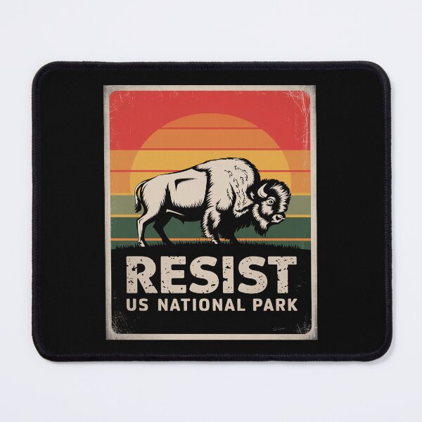 Item preview, Sunset Buffalo Resist For National Park Resist  designed and sold by CombatTask.