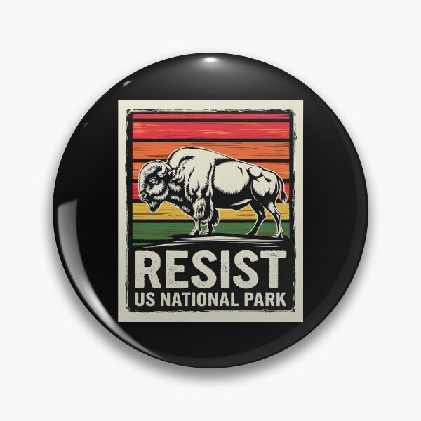 Item preview, Sunset Buffalo Resist For National Park Resis designed and sold by MythWoot.