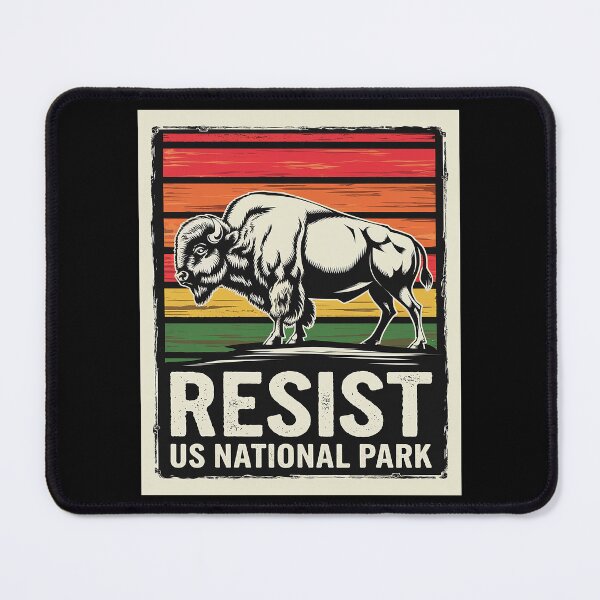 Item preview, Sunset Buffalo Resist For National Park Resis designed and sold by MythWoot.