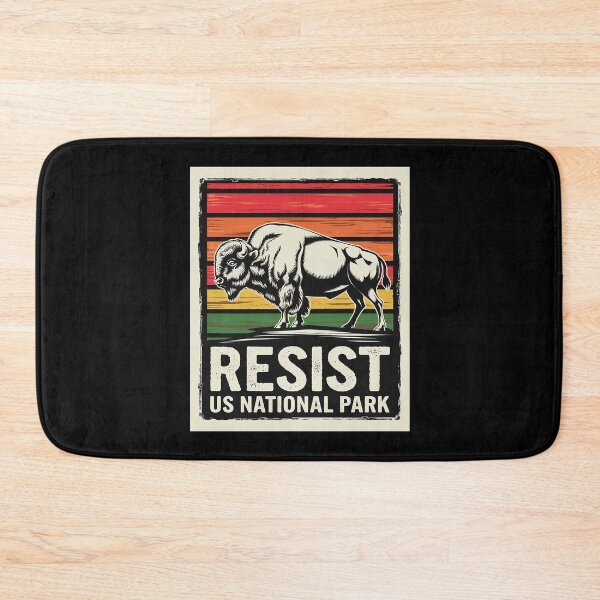 Item preview, Sunset Buffalo Resist For National Park Resis designed and sold by MythWoot.