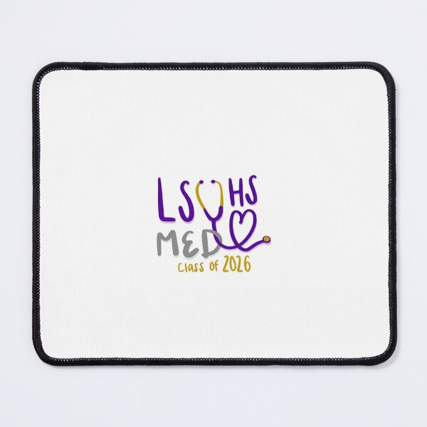 Item preview, LSUHS Med Heart Stethoscope c/o 2026 designed and sold by ShenandoahSarah.
