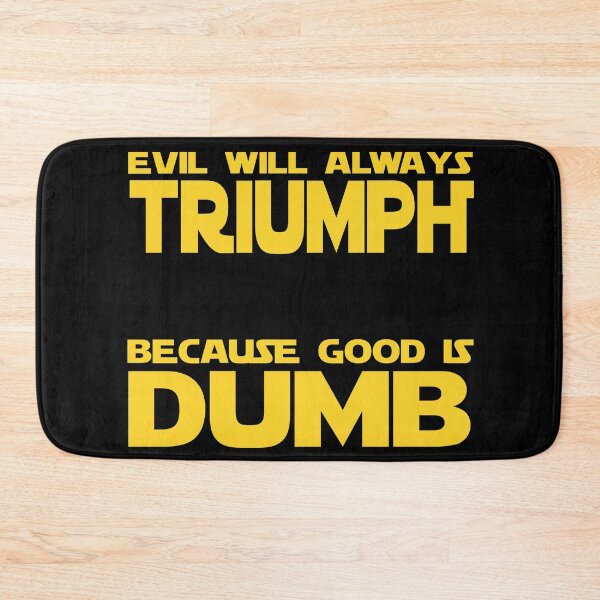 Item preview, Funny Nerdy Evil Will Always Triumph Because Good is Dumb Sci-Fi Space Parody designed and sold by MathWare MathClips.