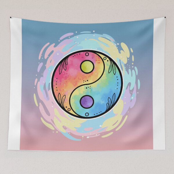 Item preview, Colorful Yin Yang designed and sold by mezzilicious.