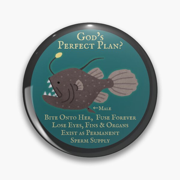 Item preview, God's Perfect Plan? - Anglerfish - Atheist Animals designed and sold by EvergreenRevolt.