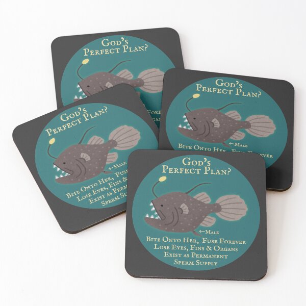 Item preview, God's Perfect Plan? - Anglerfish - Atheist Animals designed and sold by EvergreenRevolt.