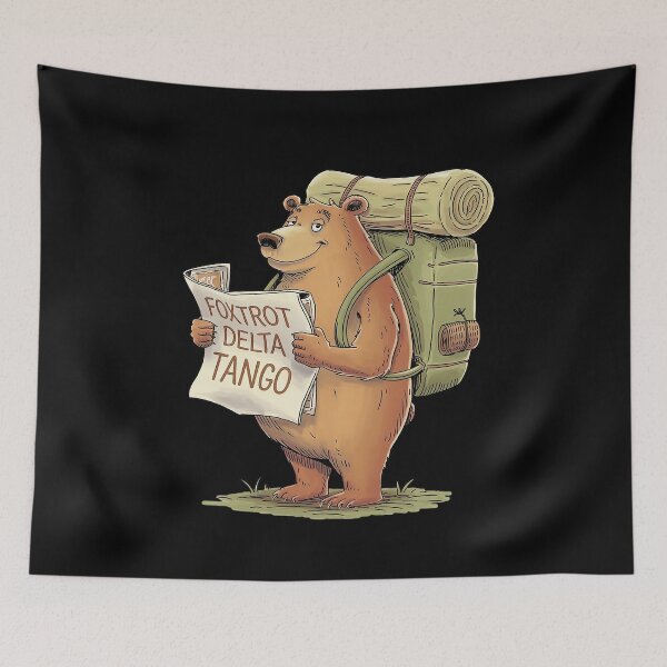 Item preview, The Resist Bear Foxtrots Deltas Tangos Women Men  designed and sold by MythWoot.