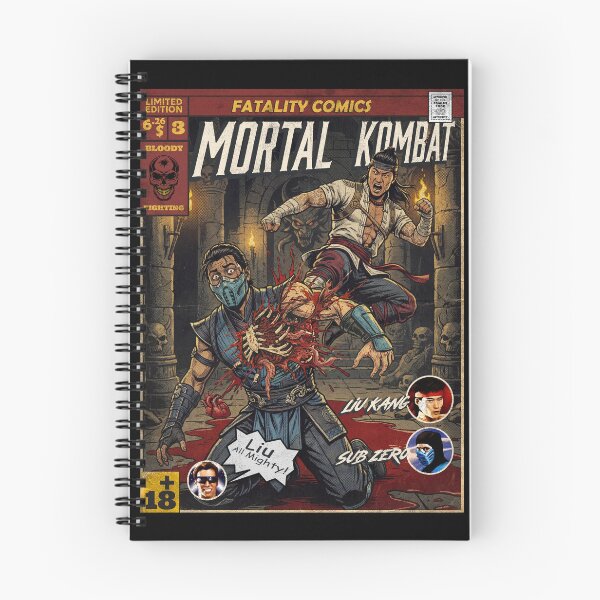 Item preview, Mortal Kombat Liu Kang Vintage Comic Cover Art designed and sold by Back2Collage.