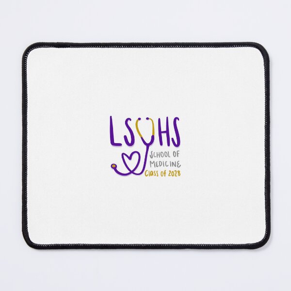 Item preview, LSUHS school of medicine heart stethoscope c/o 2028 designed and sold by ShenandoahSarah.