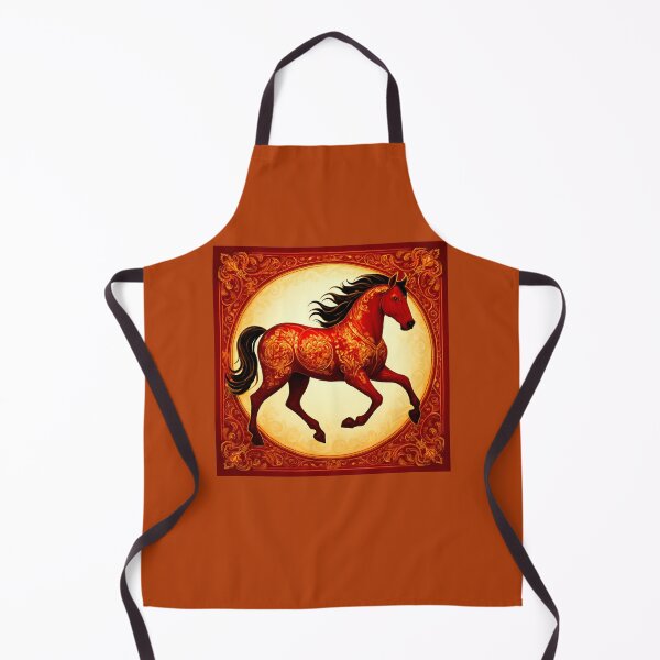 Item preview, Fire Horse of Luck and Protection 2026 designed and sold by Zofia Sosnecka.