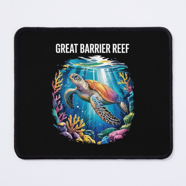 Item preview, Coral reef Sea Turtle Diving Australia Great Barrier Reef designed and sold by CombatTask.