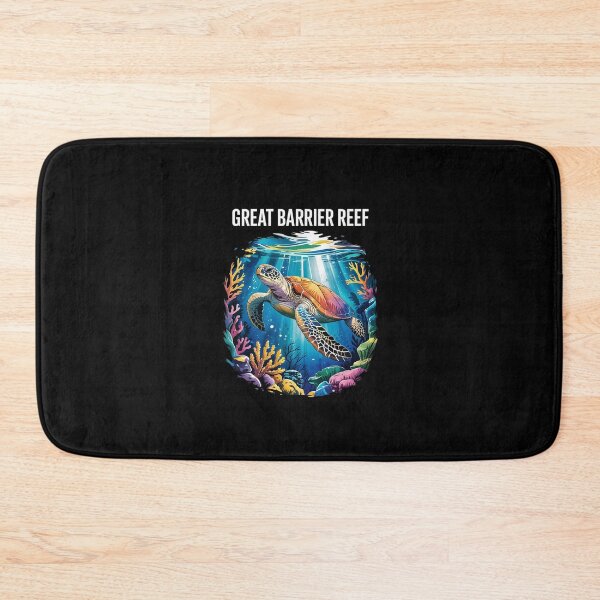 Item preview, Coral reef Sea Turtle Diving Australia Great Barrier Reef  designed and sold by CombatTask.