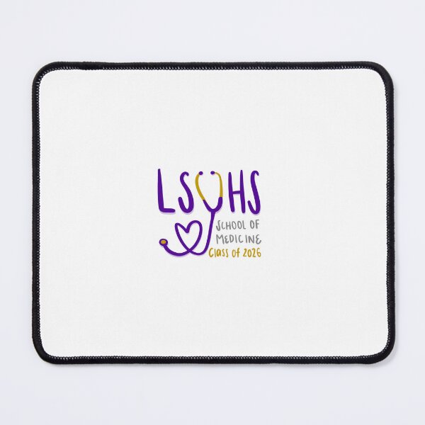 Item preview, LSUHS school of medicine heart stethoscope c/o 2026 designed and sold by ShenandoahSarah.