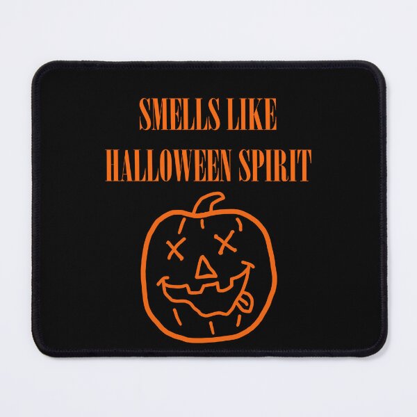 Item preview, Funny Nerdy Smells Like Halloween Spirit Orange Grunge 90's Parody designed and sold by MathWare MathClips.