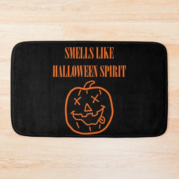 Item preview, Funny Nerdy Smells Like Halloween Spirit Orange Grunge 90's Parody designed and sold by MathWare MathClips.