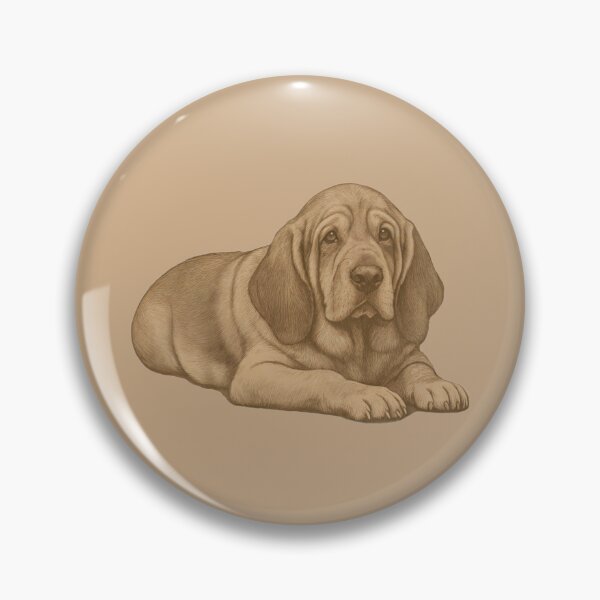 Artikelvorschau, Bluthund – Hunde-Kunst im Vintage-Stil entworfen und verkauft von donwillisjrart.