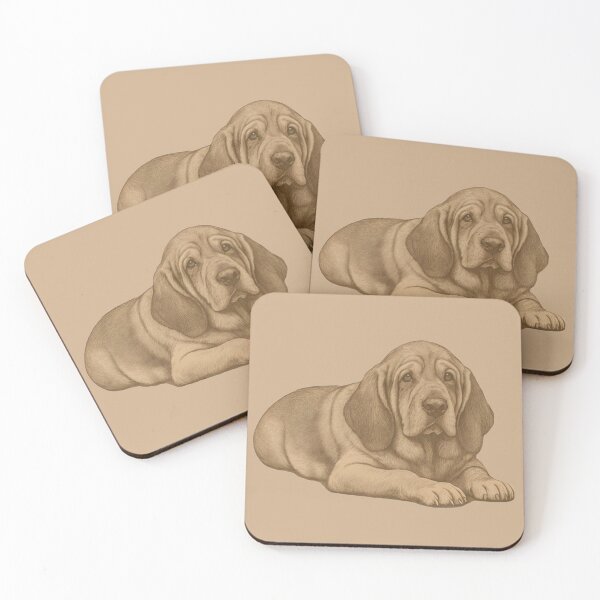Artikelvorschau, Bluthund – Hunde-Kunst im Vintage-Stil entworfen und verkauft von donwillisjrart.