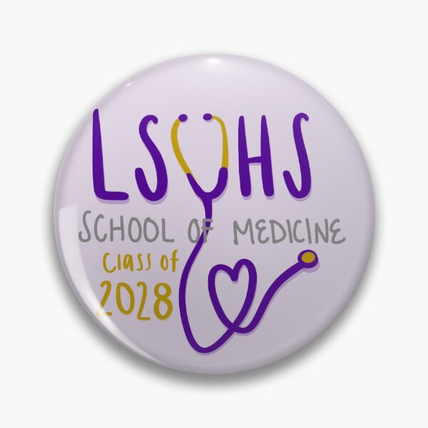 Item preview, LSUHS School of Medicine Stethoscope Heart c/o 2028 designed and sold by ShenandoahSarah.