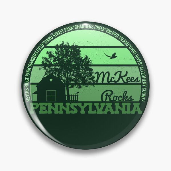 Item preview, McKees Rocks Pennsylvania Sunset Retro Vintage Local Pride Logo designed and sold by CRHPOD20.